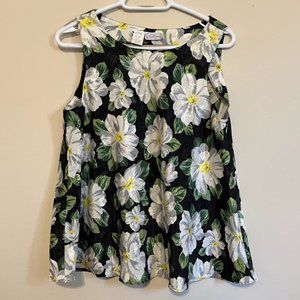 Vintage Floral A-Line Top